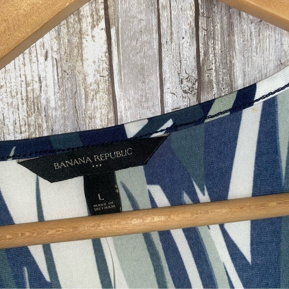 NWT Banana Republic Geometric Wrap Dress - Picture 7 of 8